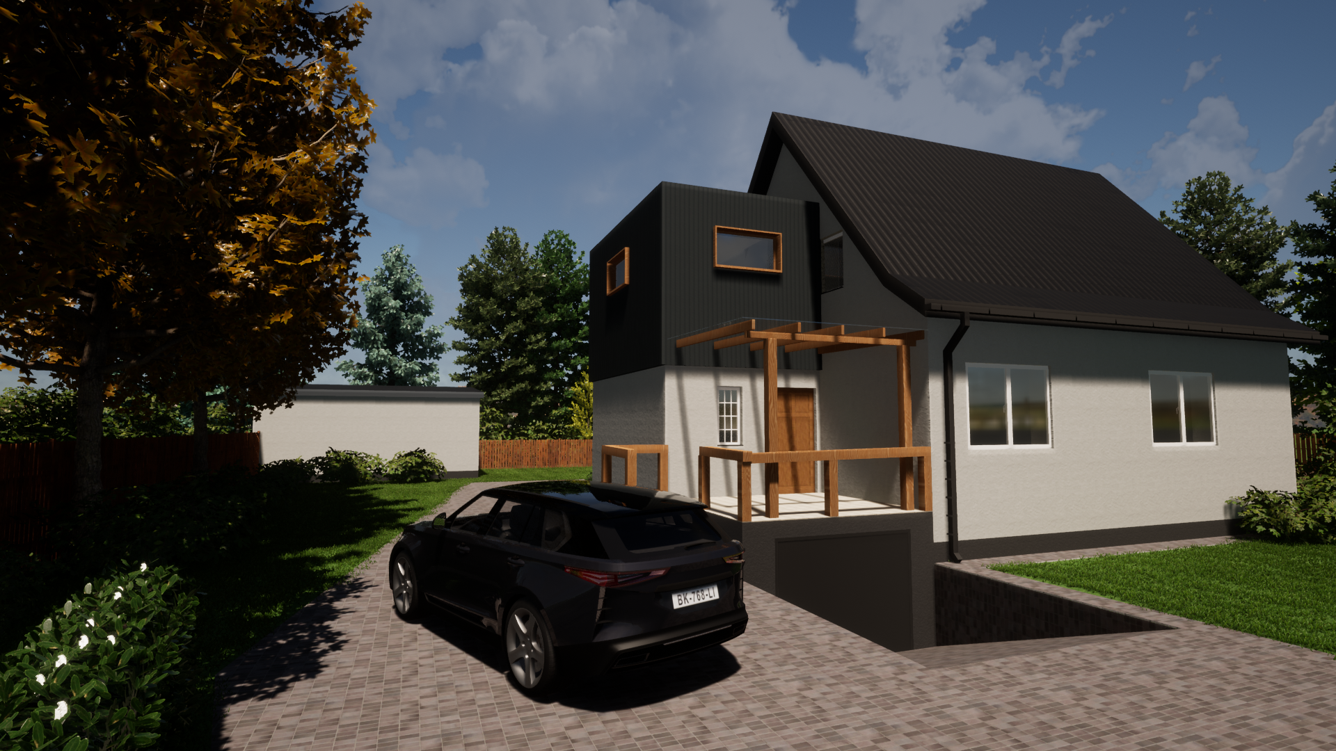 Modern Family Home - A contemporary family residence with open living spaces and sustainable features.